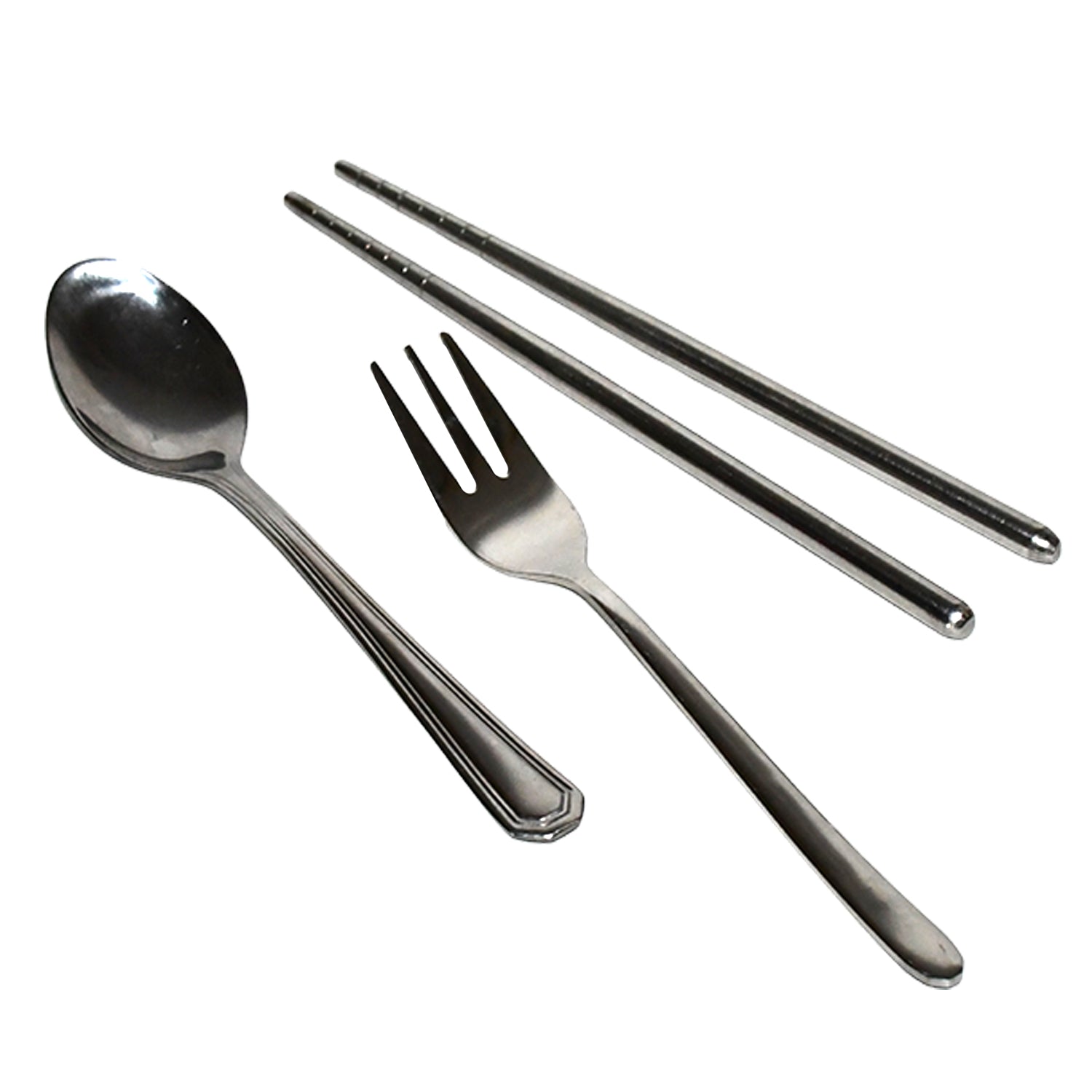 Steel Utensil Set with Spoon Steel Utensil Set with Spoon